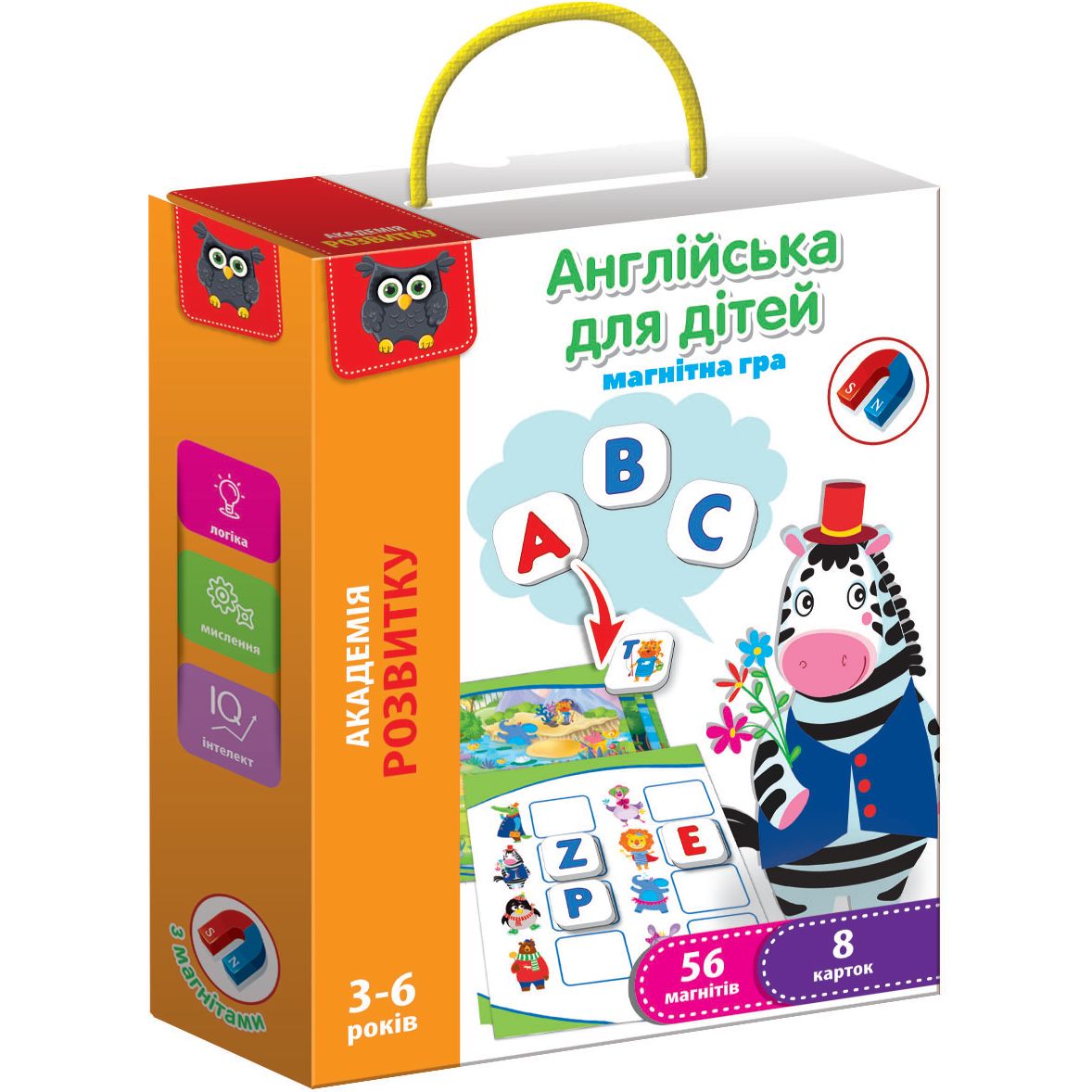 Игра развивающая магнитная Vladi Toys Английский для детей (VT5411-09) - фото 1
