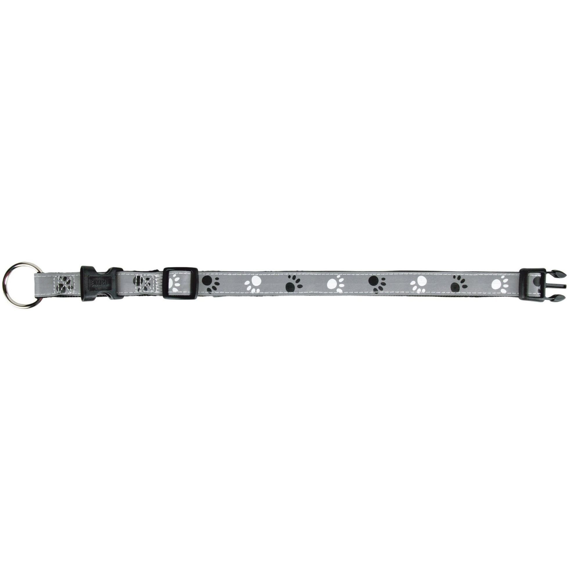 Нашийник для собак Trixie Silver Reflect, світловідбивний, L-XL, 40-65х2.5 см, сірий - фото 2