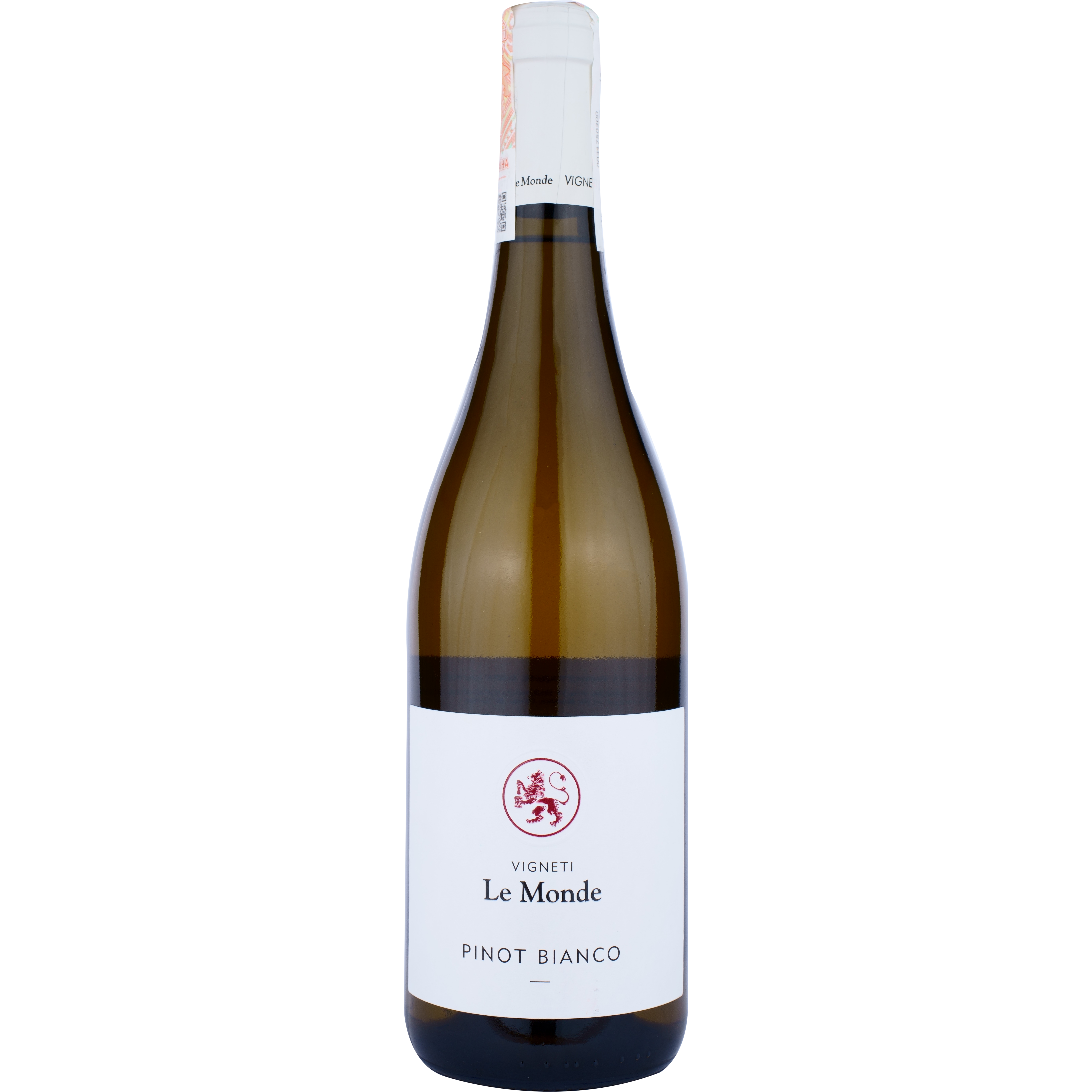 Вино Le Monde Pinot Bianco DOC, біле, сухе, 0,75 л - фото 1