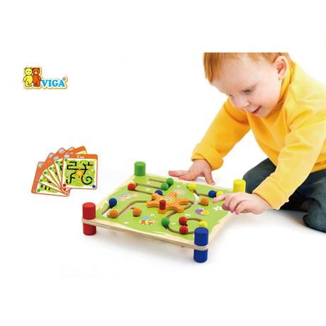 Развивающая игрушка Viga Toys Лабиринт с шариками (50175) - фото 2