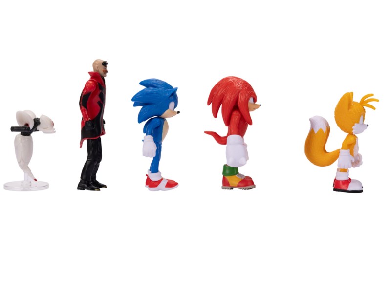 Набір ігрових фігурок Sonic the Hedgehog 2 Сонік та друзі, 5 фігурок, 6 см (412684) - фото 5