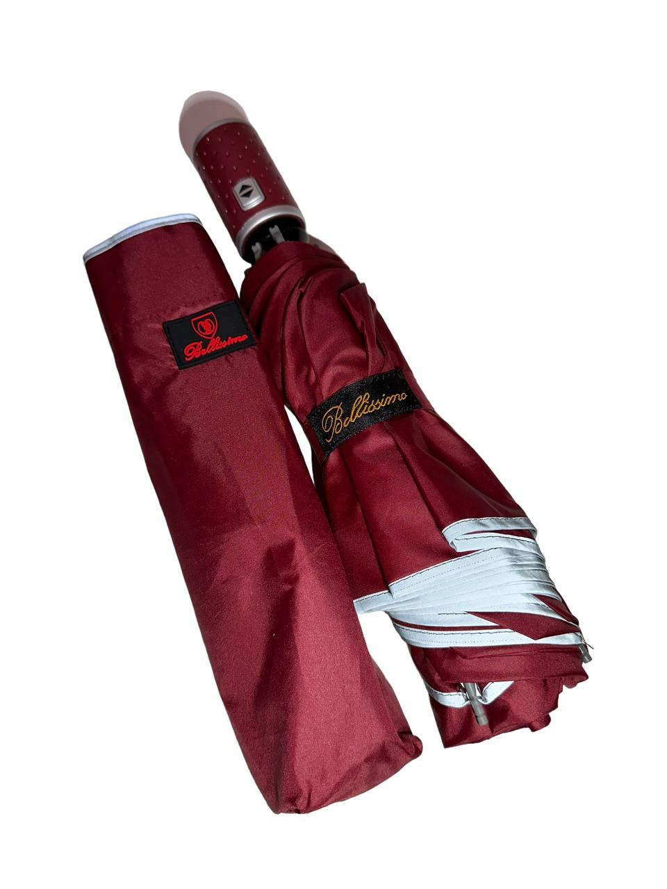 Жіноча складана парасолька повний автомат Bellissima 103 см червона - фото 5