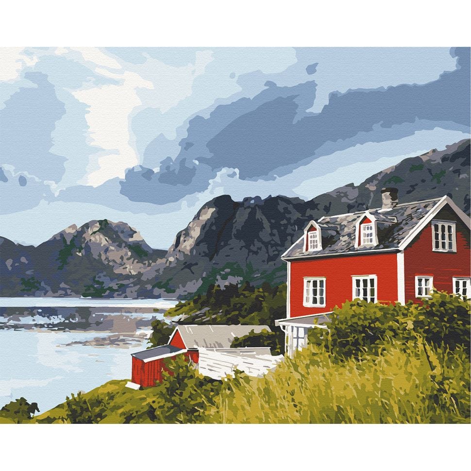Картина за номерами ArtCraft Фіорди Норвегії 40x50 см (10569-AC) - фото 1