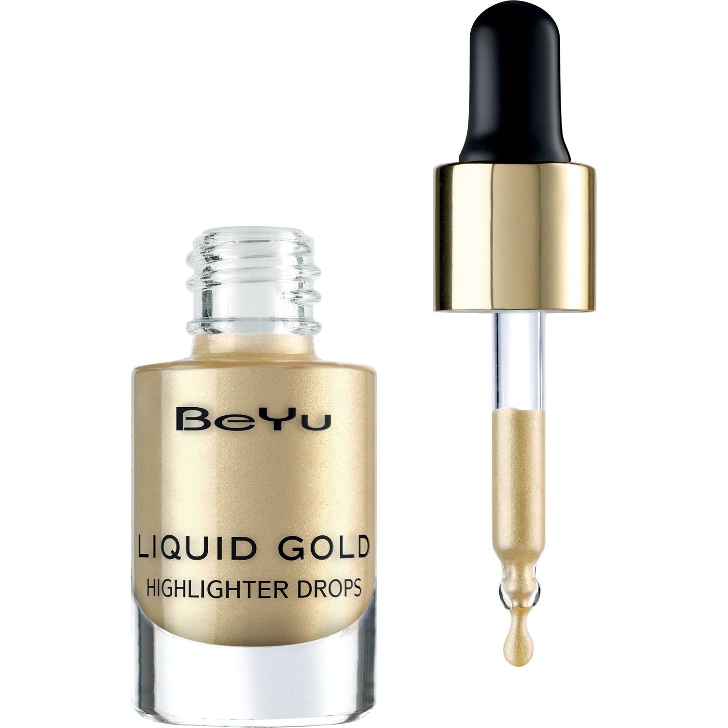Коректор для обличчя BeYu Liquid Gold Highlighter Drops, відтінок 4, 13 мл - фото 2