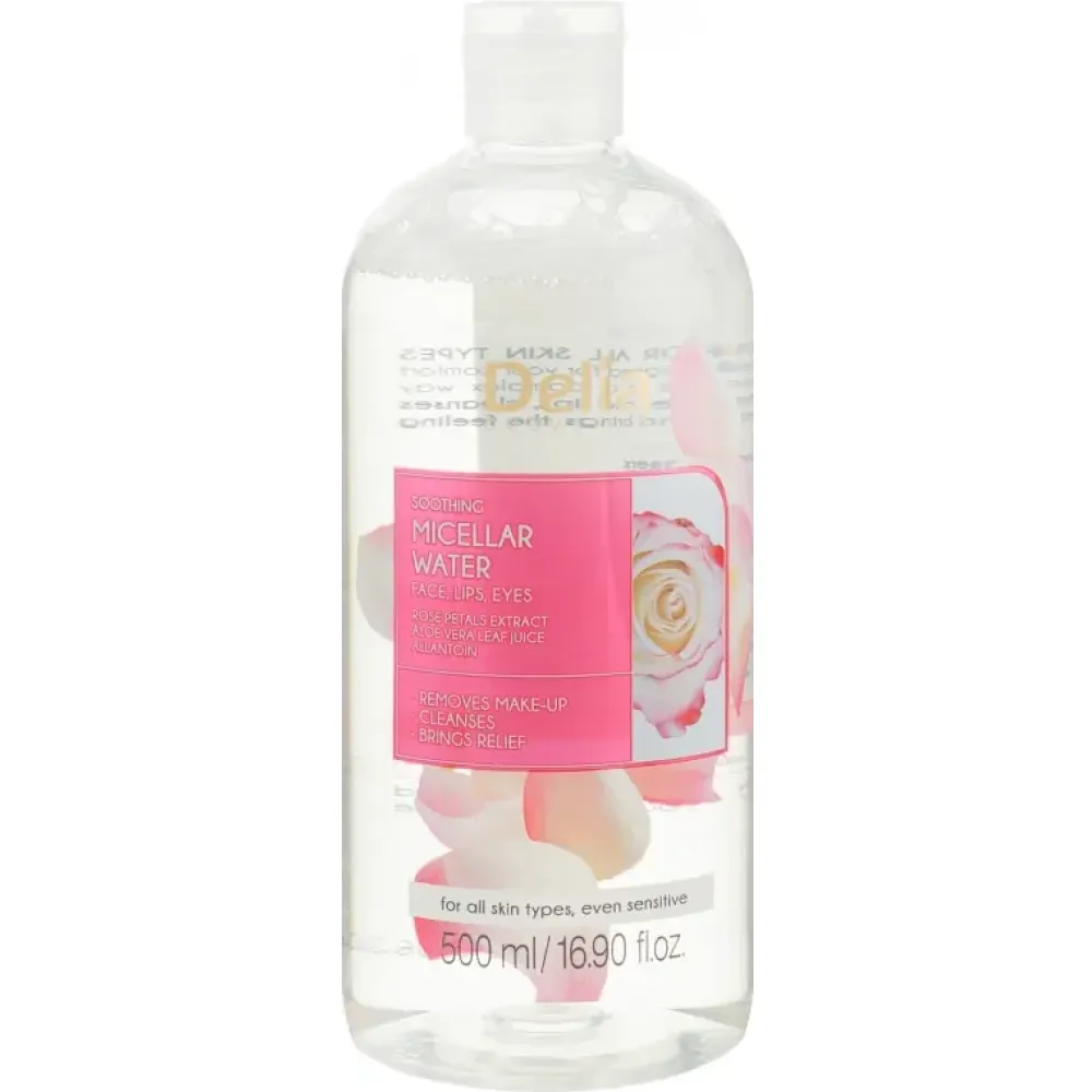 Міцелярна вода Delia Cosmetics Rose Petals Extract Micellar Water 500 мл - фото 1