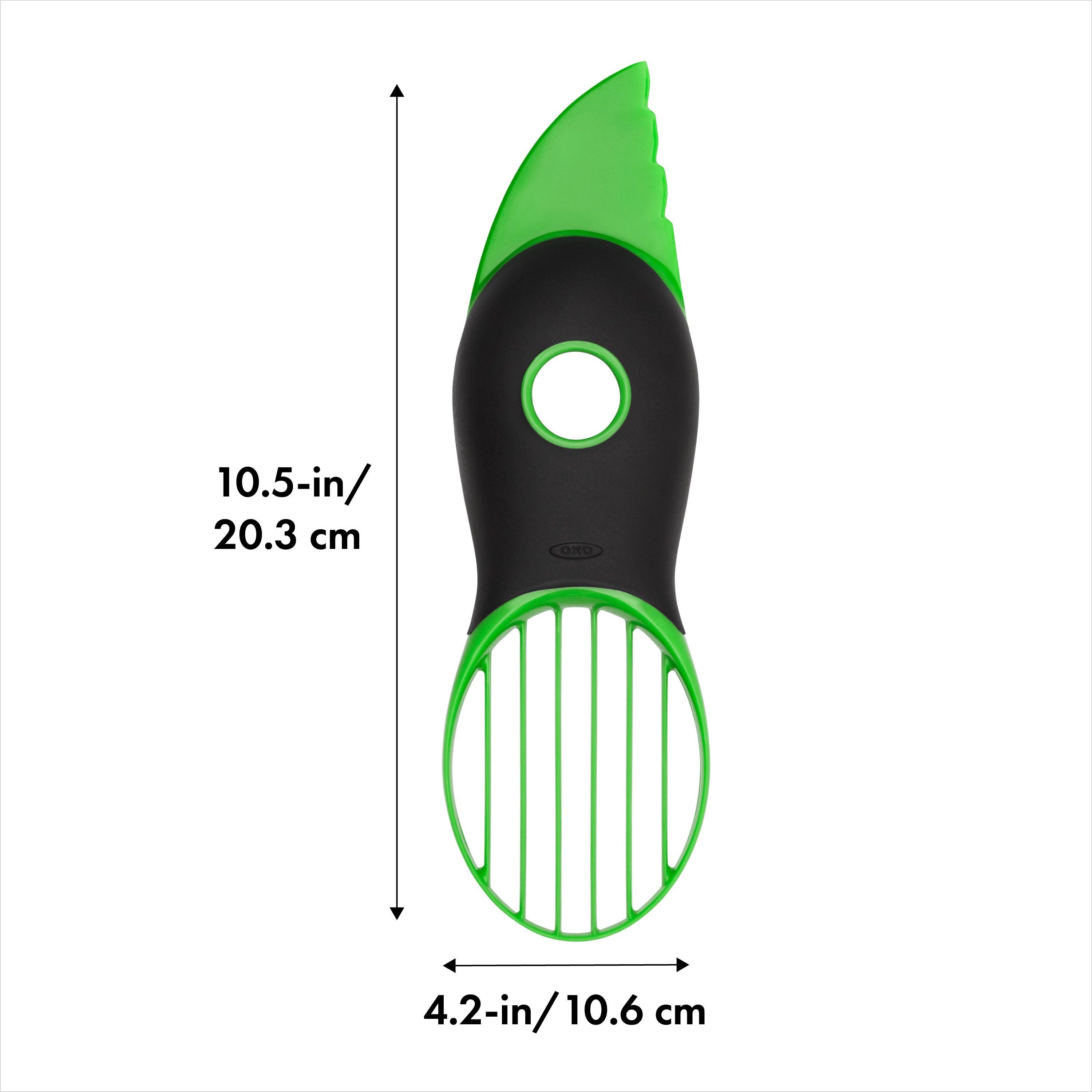 Нож для авокадо 3 в 1 OXO Good Grips 20.5х10.5 см зеленый (1252180) - фото 4