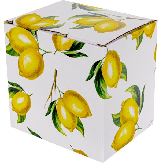 Кружка Lefard Сицилийский лимон, 370 мл, желтая с белым - фото 2