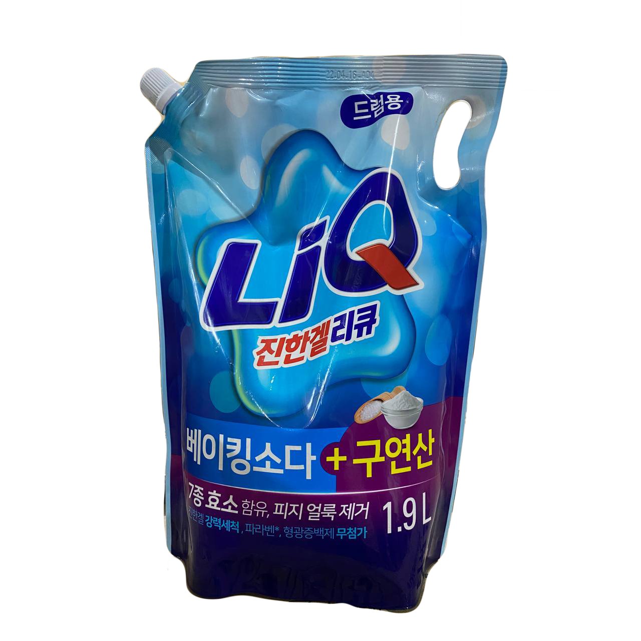 Средство для стирки Aekyung LIQ Concentrated Baking Soda Laundry Detergent с пищевой содой, 1,9 л - фото 1