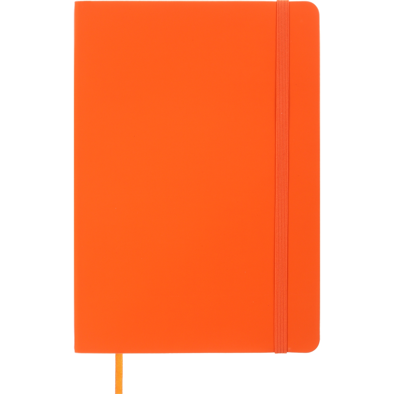 Блокнот діловий Buromax Logo2U Touch Me А5 96 арк. в клітинку обкладинка штучна шкіра помаранчевий (BM.295102-11) - фото 1