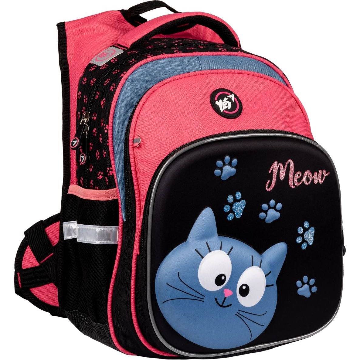 Рюкзак Yes S-58 Meow, чорний з рожевим (558004) - фото 2