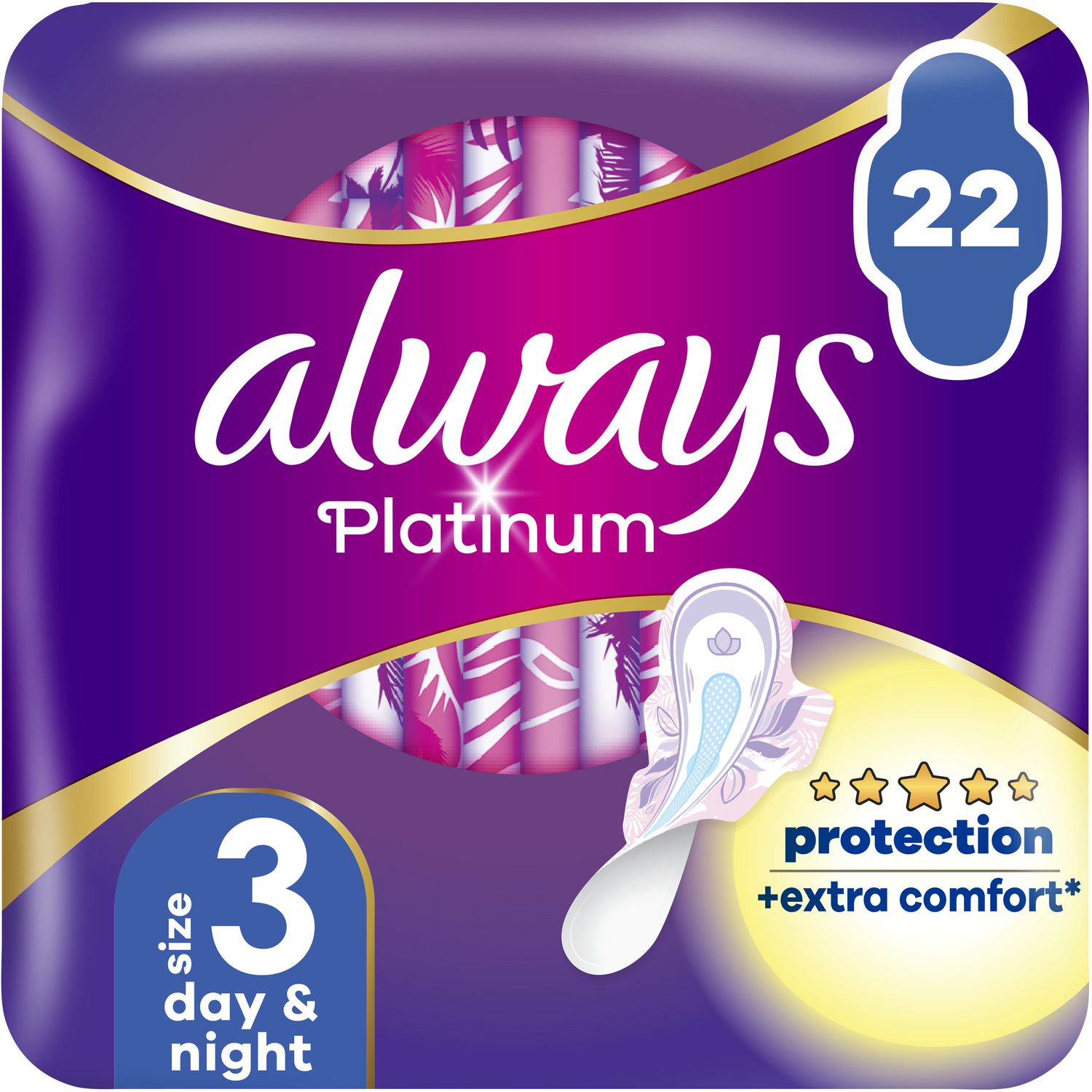Гігієнічні прокладки Always Ultra Platinum Night Plus Quatro, 22 шт. - фото 1