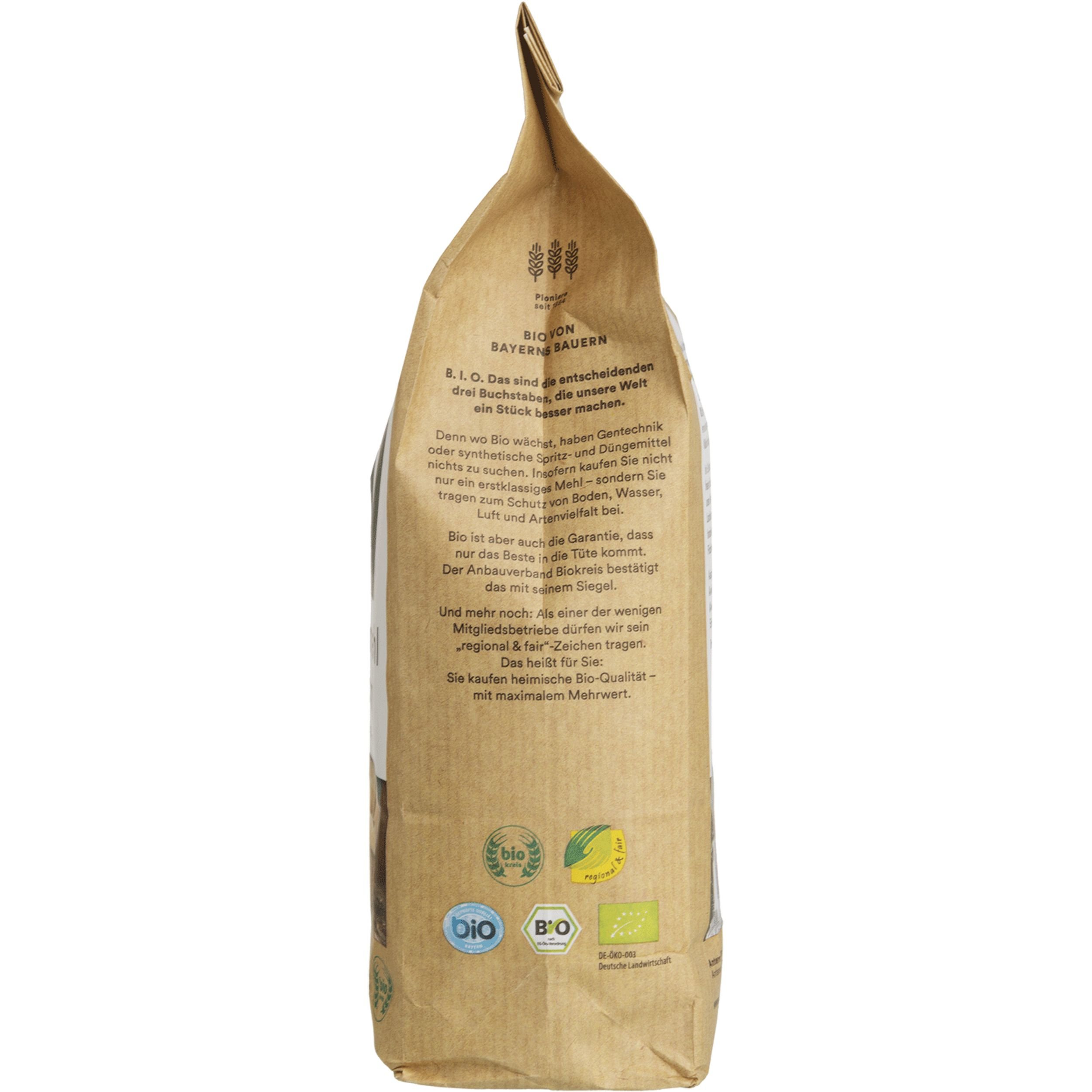 Борошно пшеничне Antersdorfer Die Bio-Muhle цільнозернове органічне 1 кг - фото 3