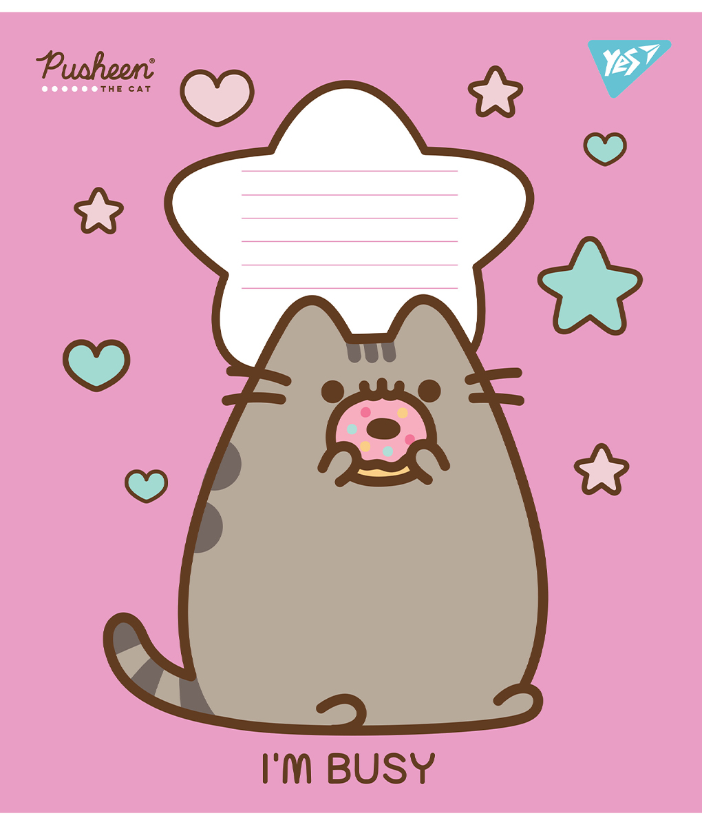 Набор тетрадей Yes Pusheen А5 в линейку 12 листов 25 шт. (766951) - фото 5