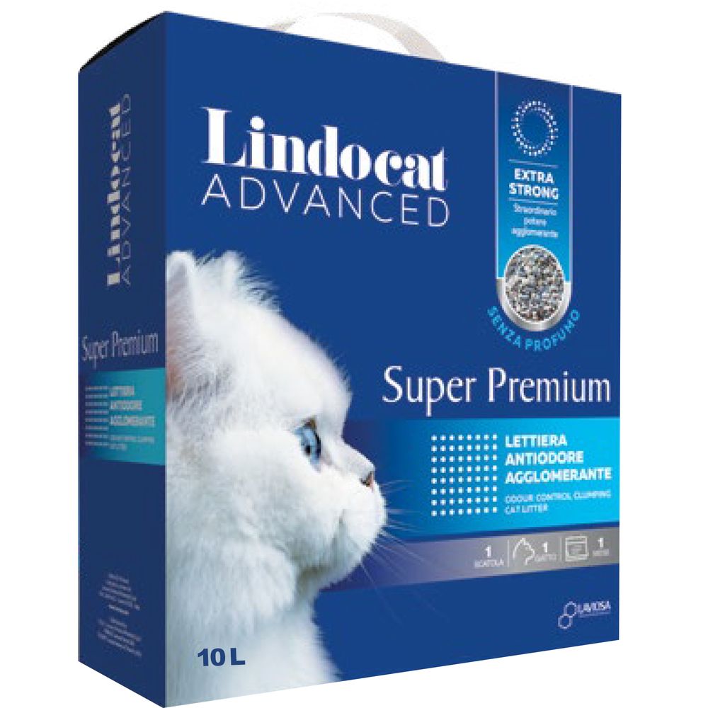 Наполнитель бентонитовый для кошачьего туалета Lindocat Super Premium Unscented без запаха 10 л - фото 1