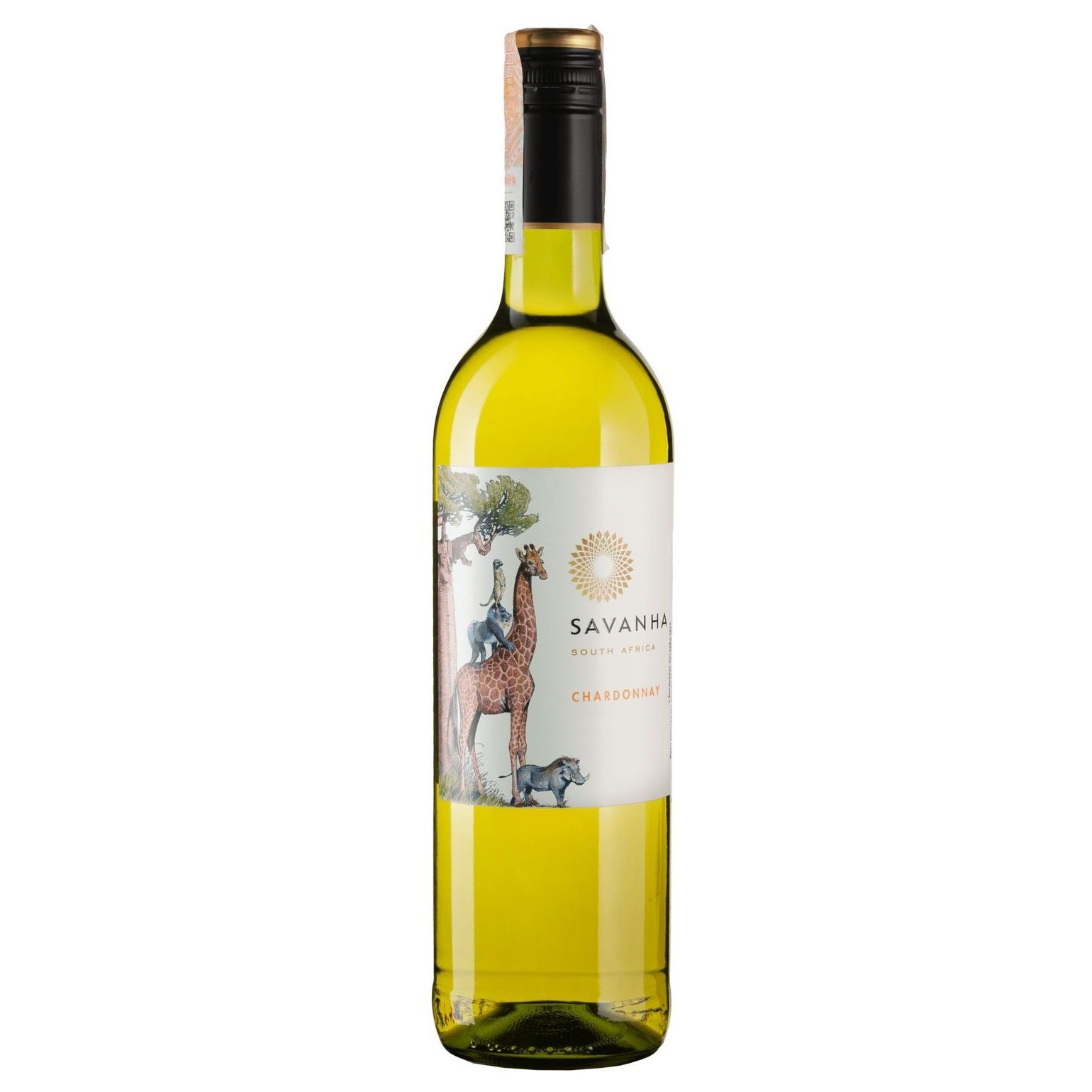 Вино Spier Wines Chardonnay Savanha, біле, сухе, 0,75 л - фото 1