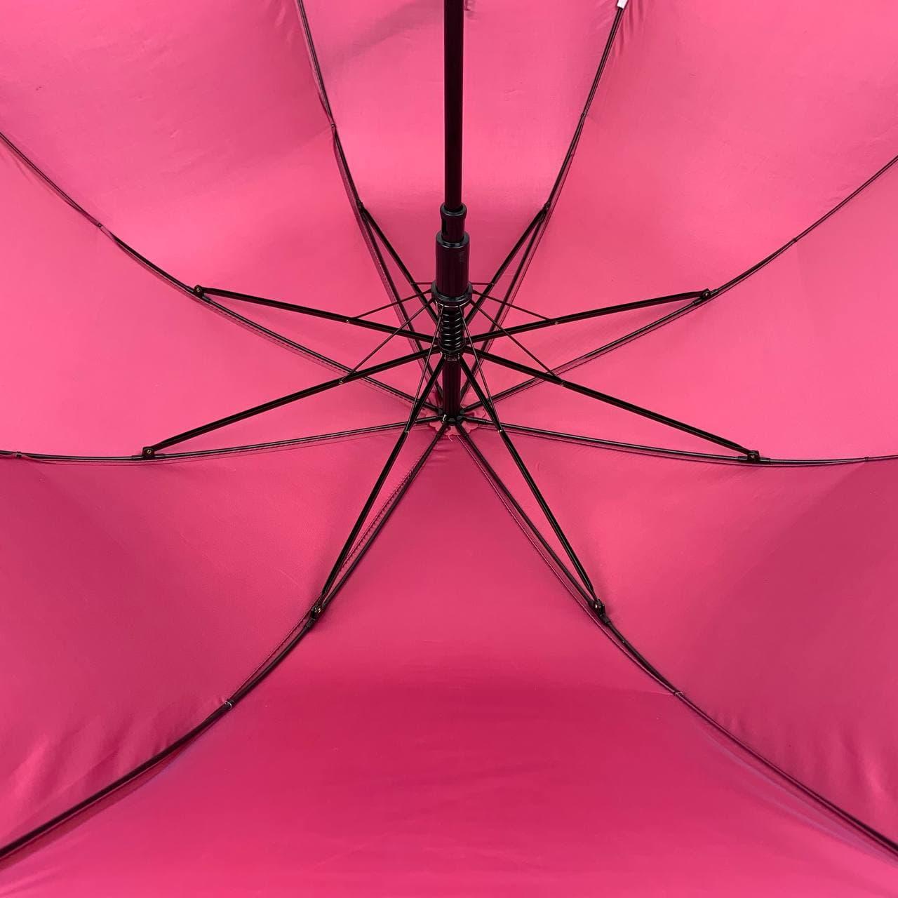 Детский зонт-трость полуавтомат Toprain 85 см розовый - фото 4