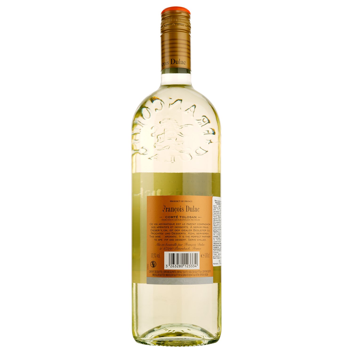 Вино Francois Dulac Blanc Medium Sweet, біле, напівсолодке, 11%, 1 л (521829) - фото 2