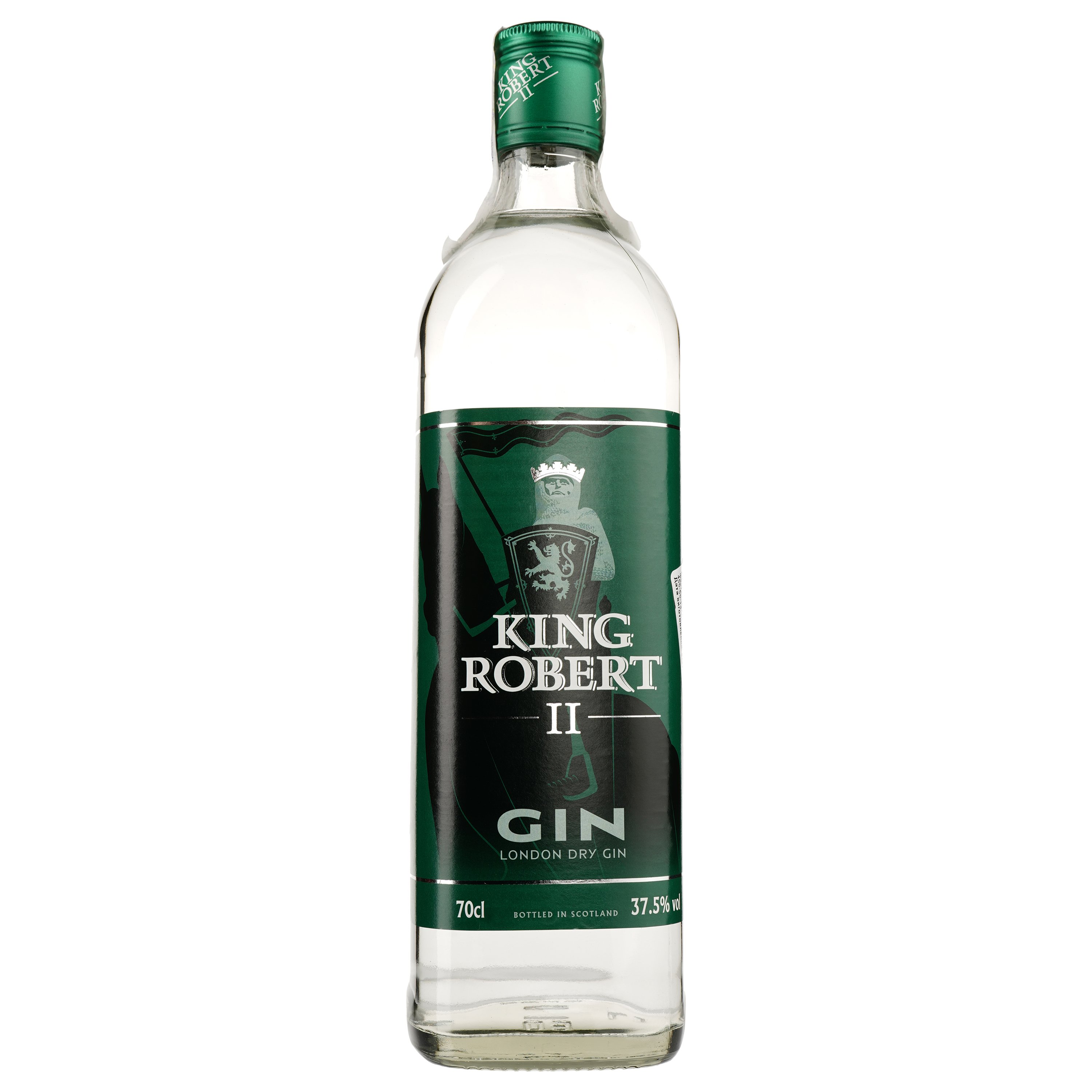 Джин King Robert II London Dry Gin, 37,5 %, 0,7 л - фото 1