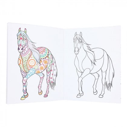 Альбом для раскраски и дизайна Miss Melody Horses (411648) - фото 4
