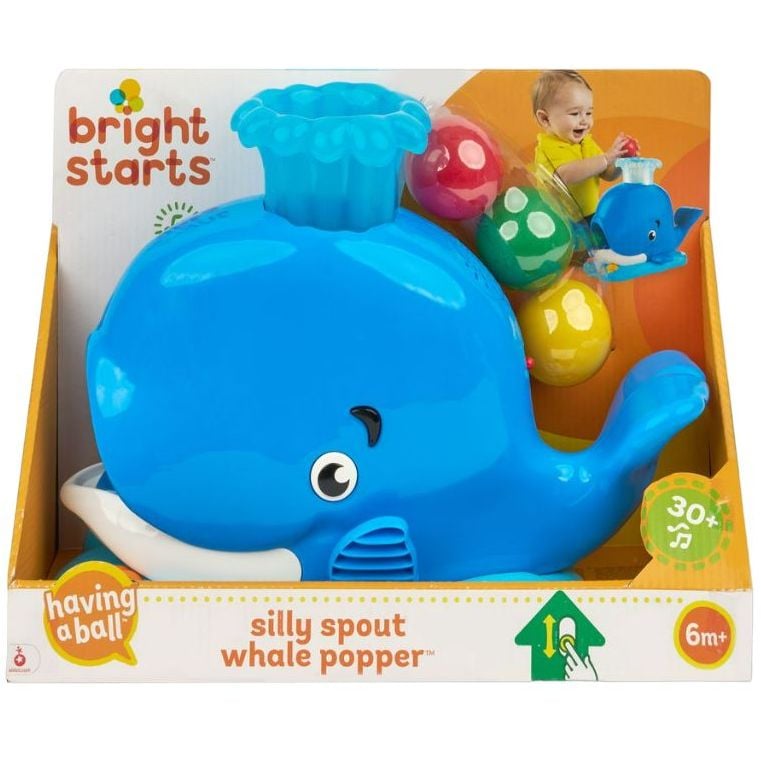 Музыкальная игрушка Bright Starts Silly Spout Whale Popper (10934) - фото 2