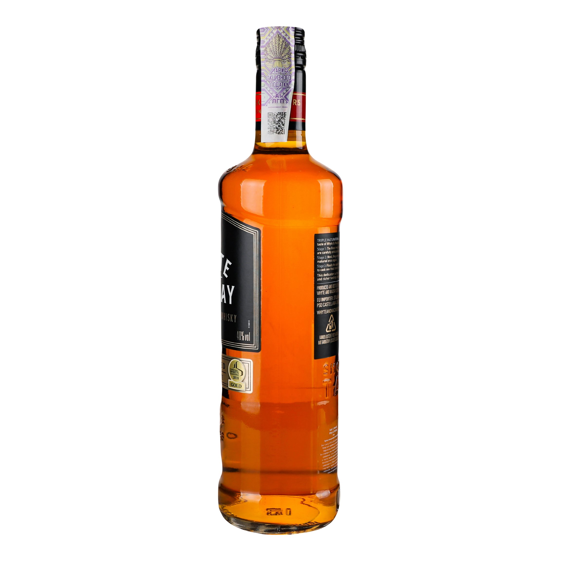 Віскі Whyte&Mackay Blended Scotch Whisky, 40%, 0,7 л (318367) - фото 3