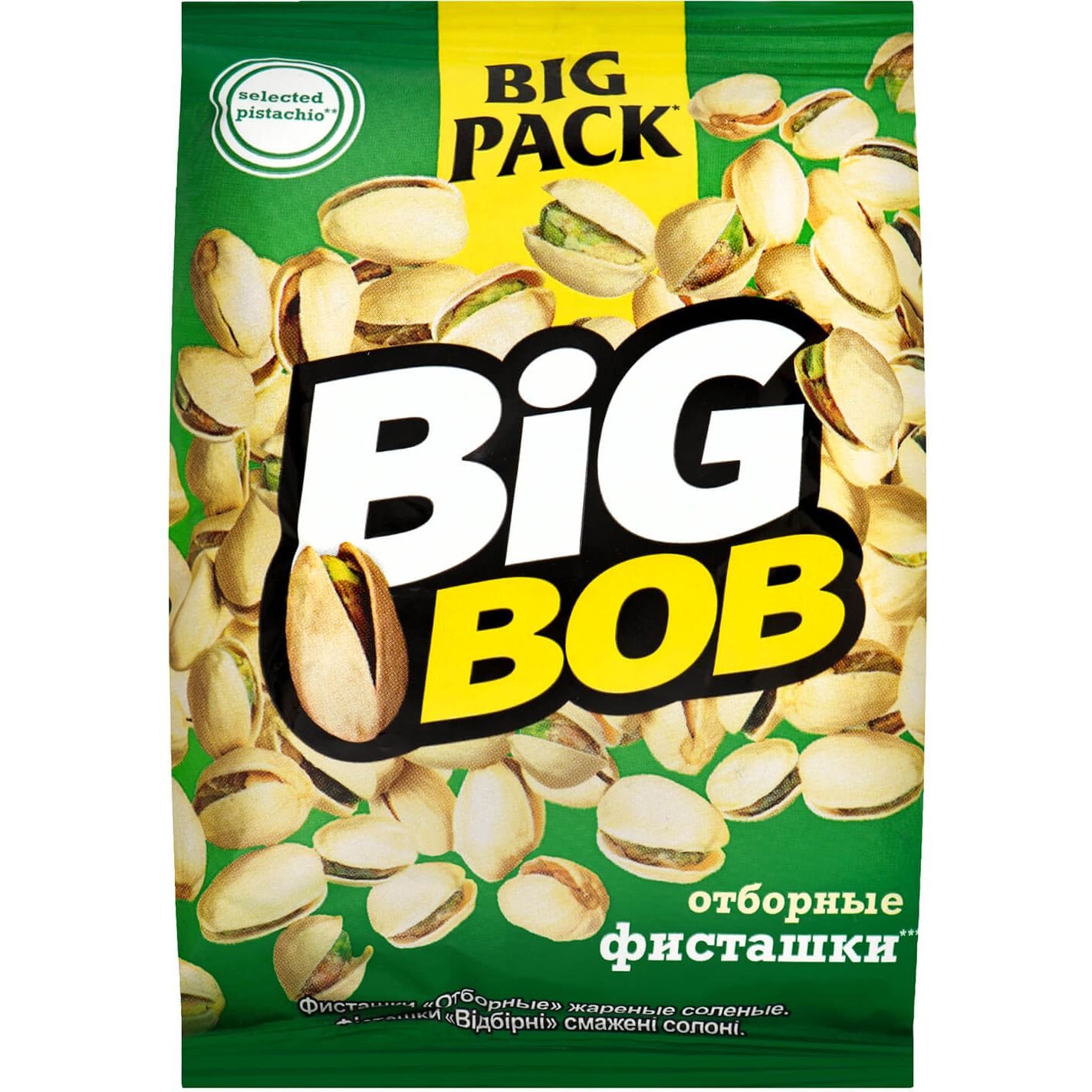 Фісташки Big Bob Відбірні смажені солоні 90 г (736237) - фото 1
