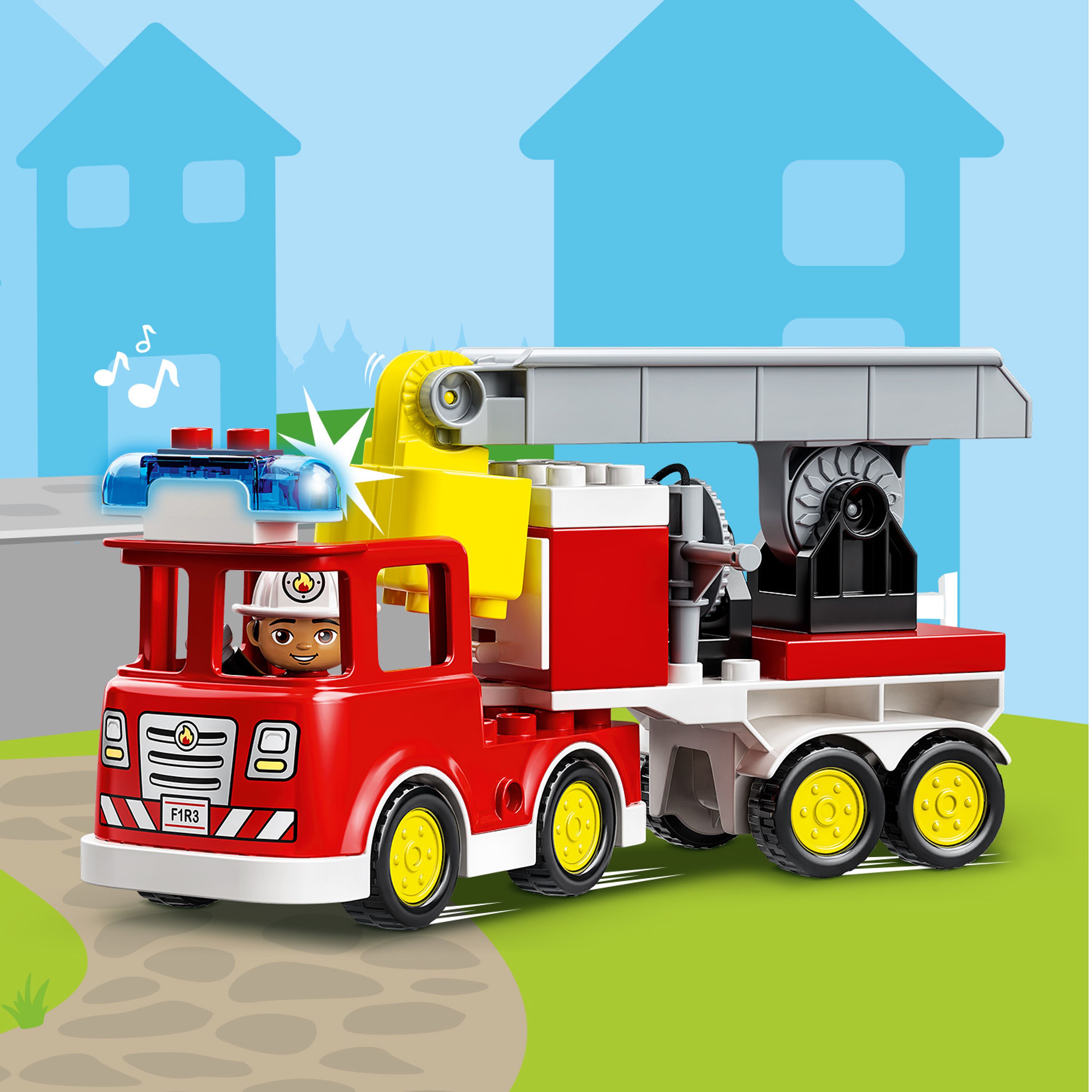 Конструктор LEGO DUPLO Пожежна машина, 21 деталей (10969) - фото 7