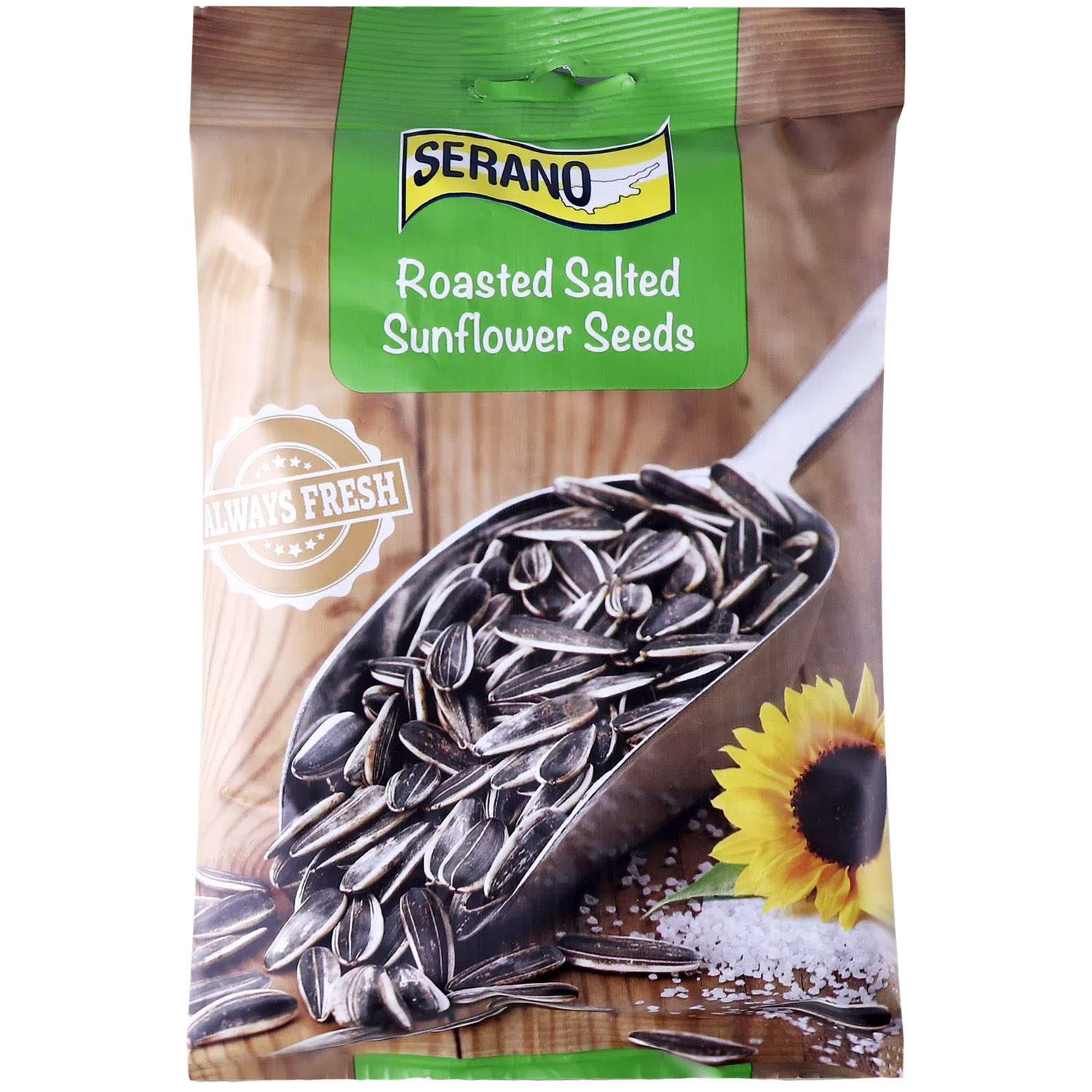 Семена подсолнечника Serano жареные соленые 100 г - фото 1
