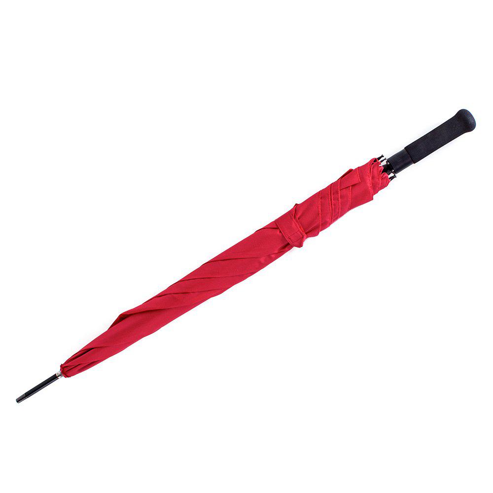 Жіноча парасолька-палиця напівавтомат Fare 106 см червона - фото 4