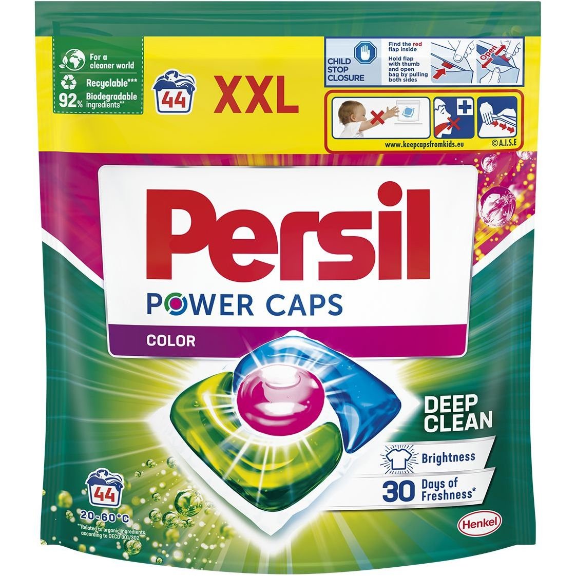 Капсули для прання Persil Color Power Caps 44 шт. - фото 1