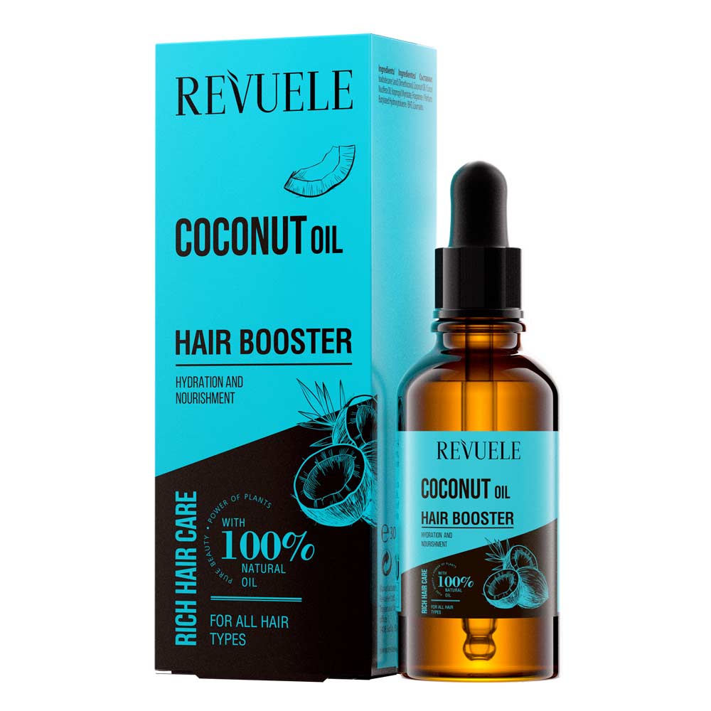 Бустер для волосся Revuele з кокосовим маслом, 30 мл - фото 1