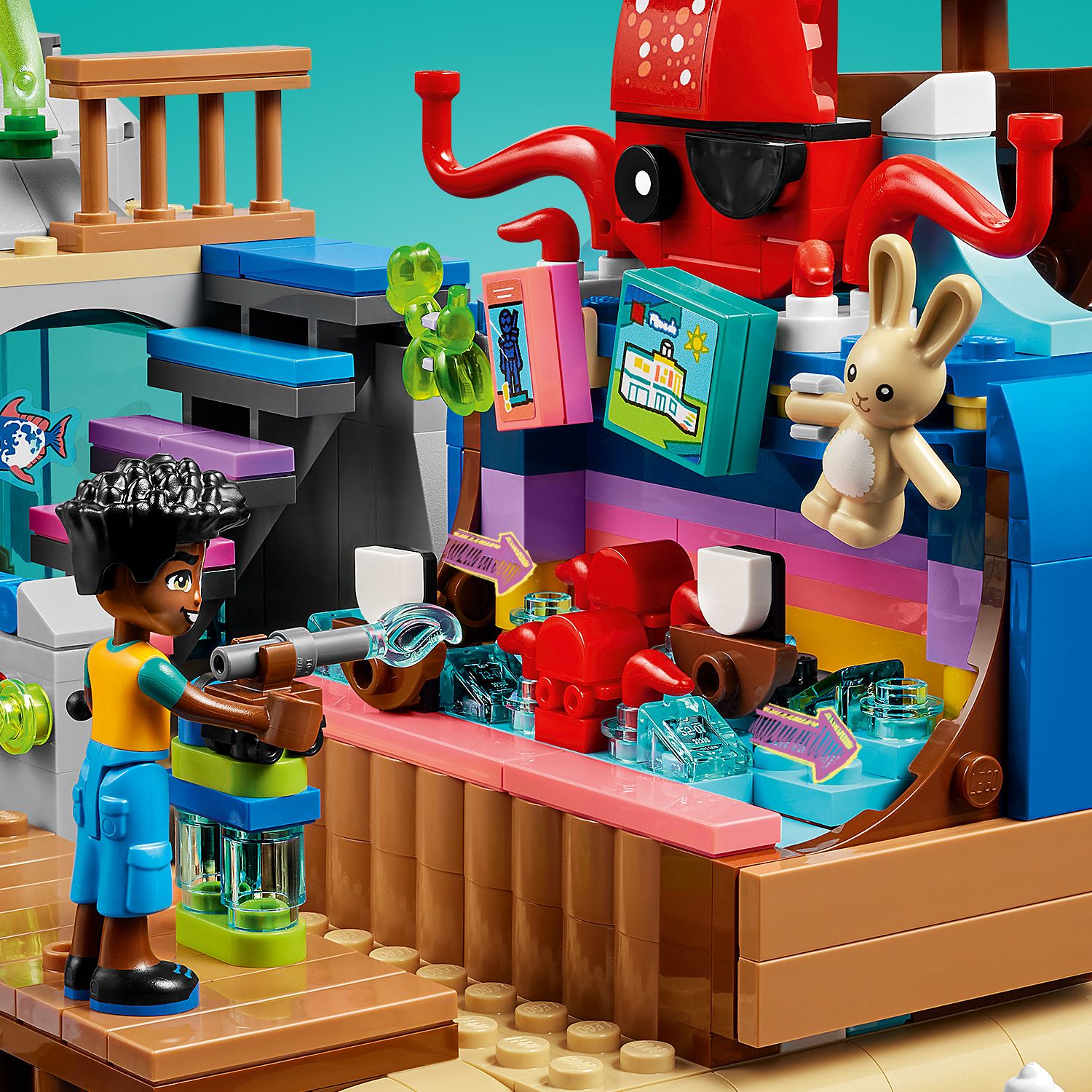 Конструктор LEGO Friends Пляжный парк развлечений, 1348 деталей (41737) - фото 7