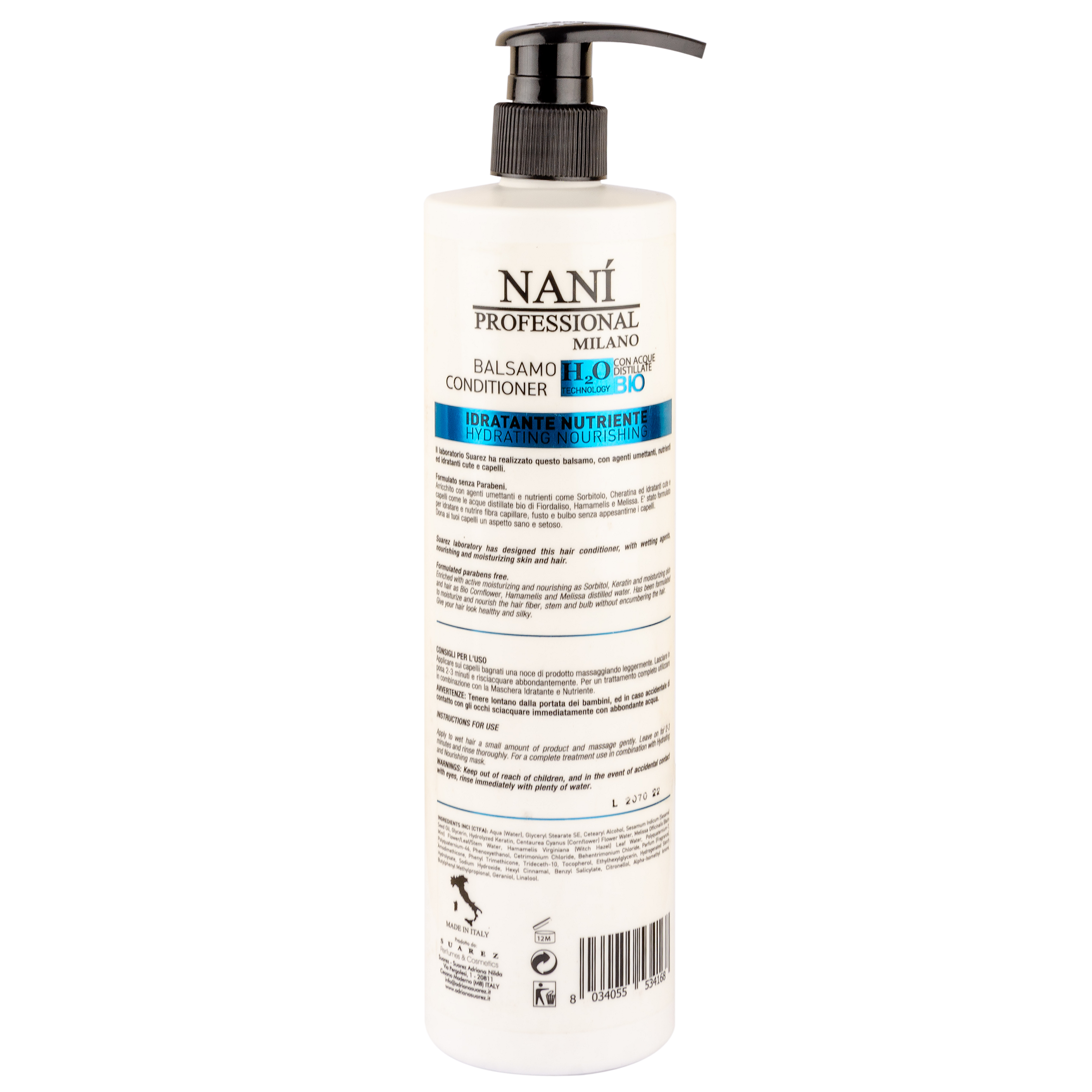 Бальзам-кондиціонер для волосся Nani Professional Відновлення та живлення, 500 мл (NPCMN500) - фото 2