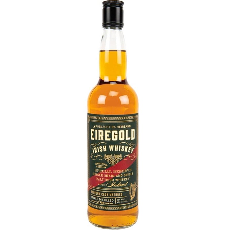 Виски Eiregold Special Reserve Single Grain and Single Malt Irish Whiskey, 40%, 0,7 л - фото 1