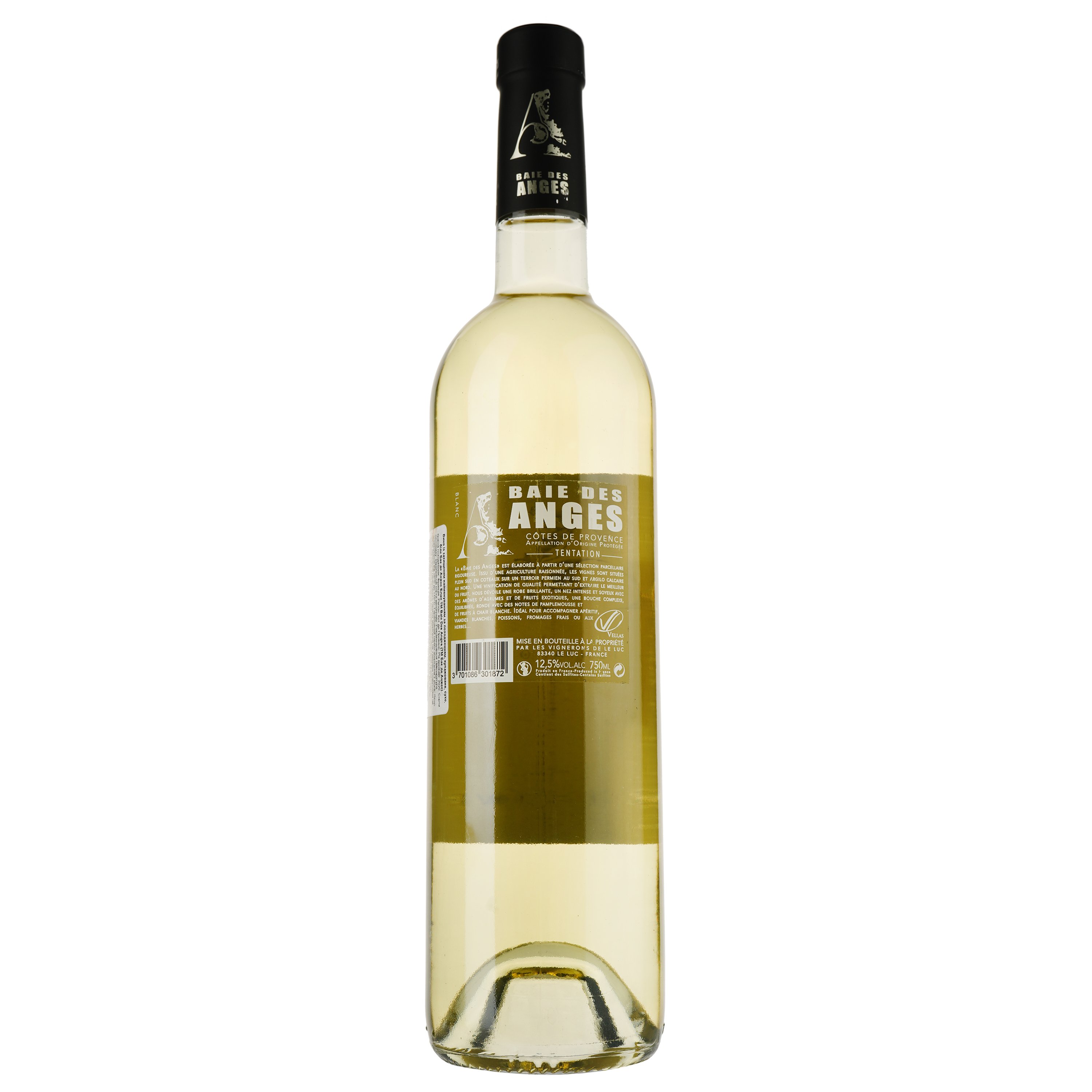 Вино Baie Des Anges Blanc AOP Cotes de Provence, белое, сухое, 0,75 л - фото 2