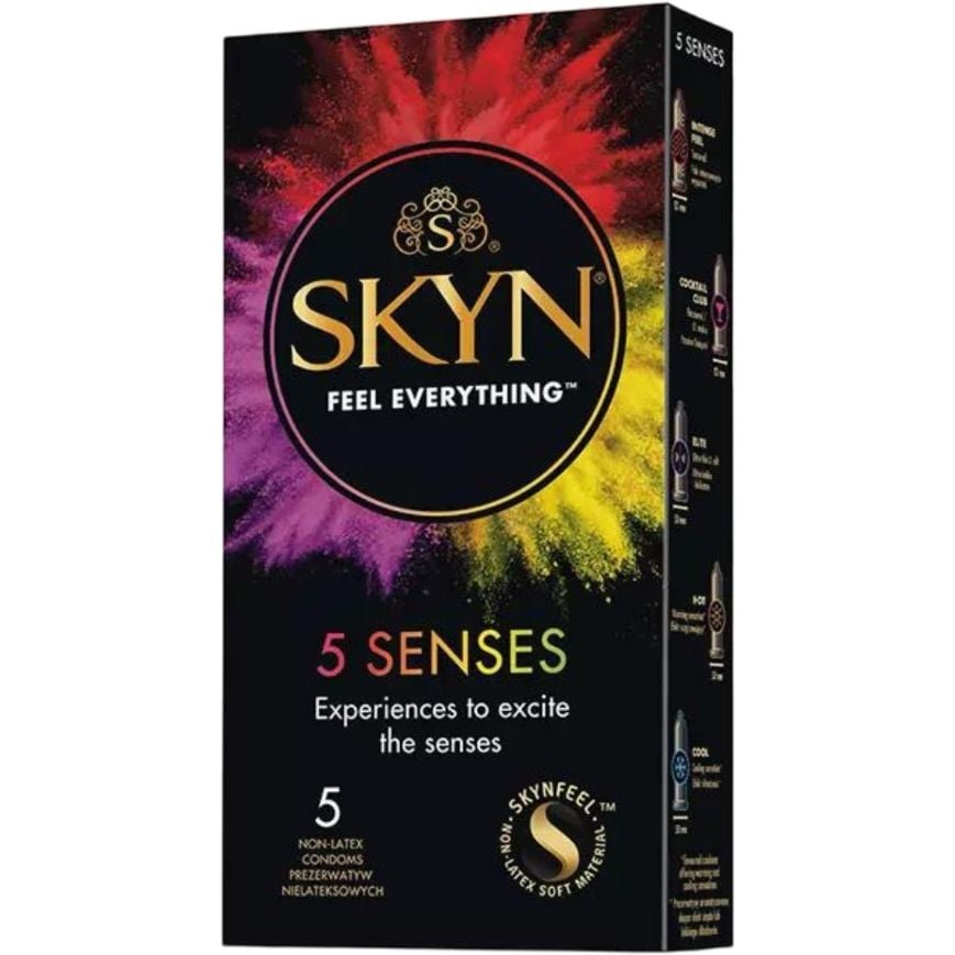 Презервативы Skyn ​​5 Senses безлатексные 5 шт. (ROZ6400229604) - фото 1