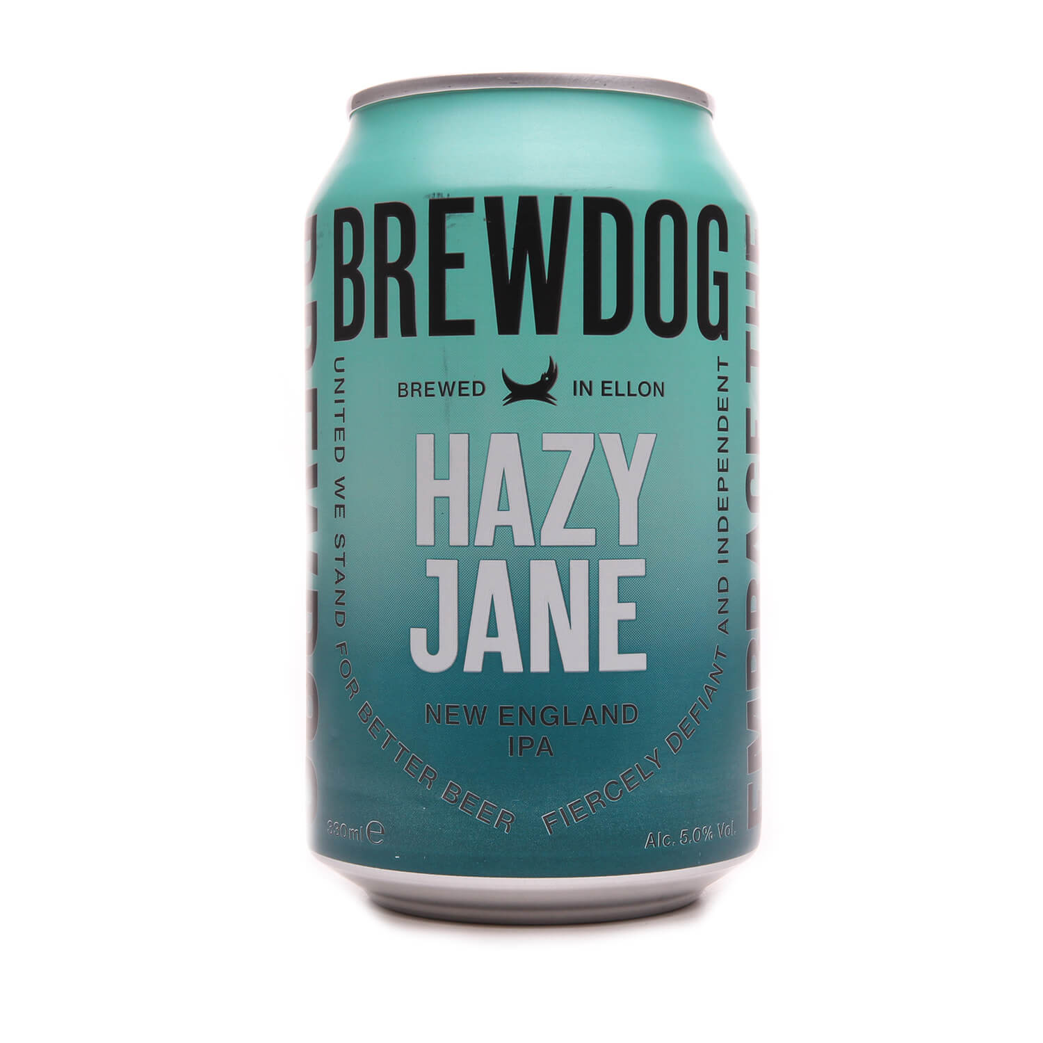 Пиво BrewDog Hazy Jane светлое 5% 0.33 л ж/б - фото 1