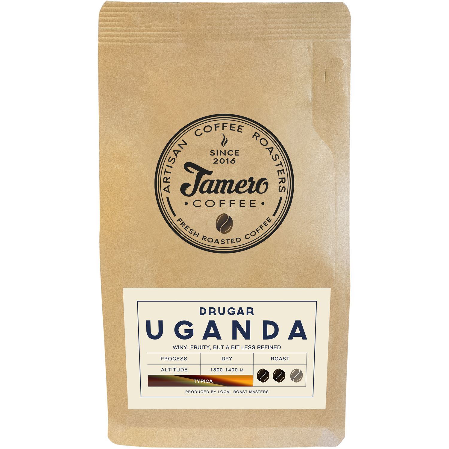 Кава в зернах Jamero Uganda Drugar 500 г - фото 1