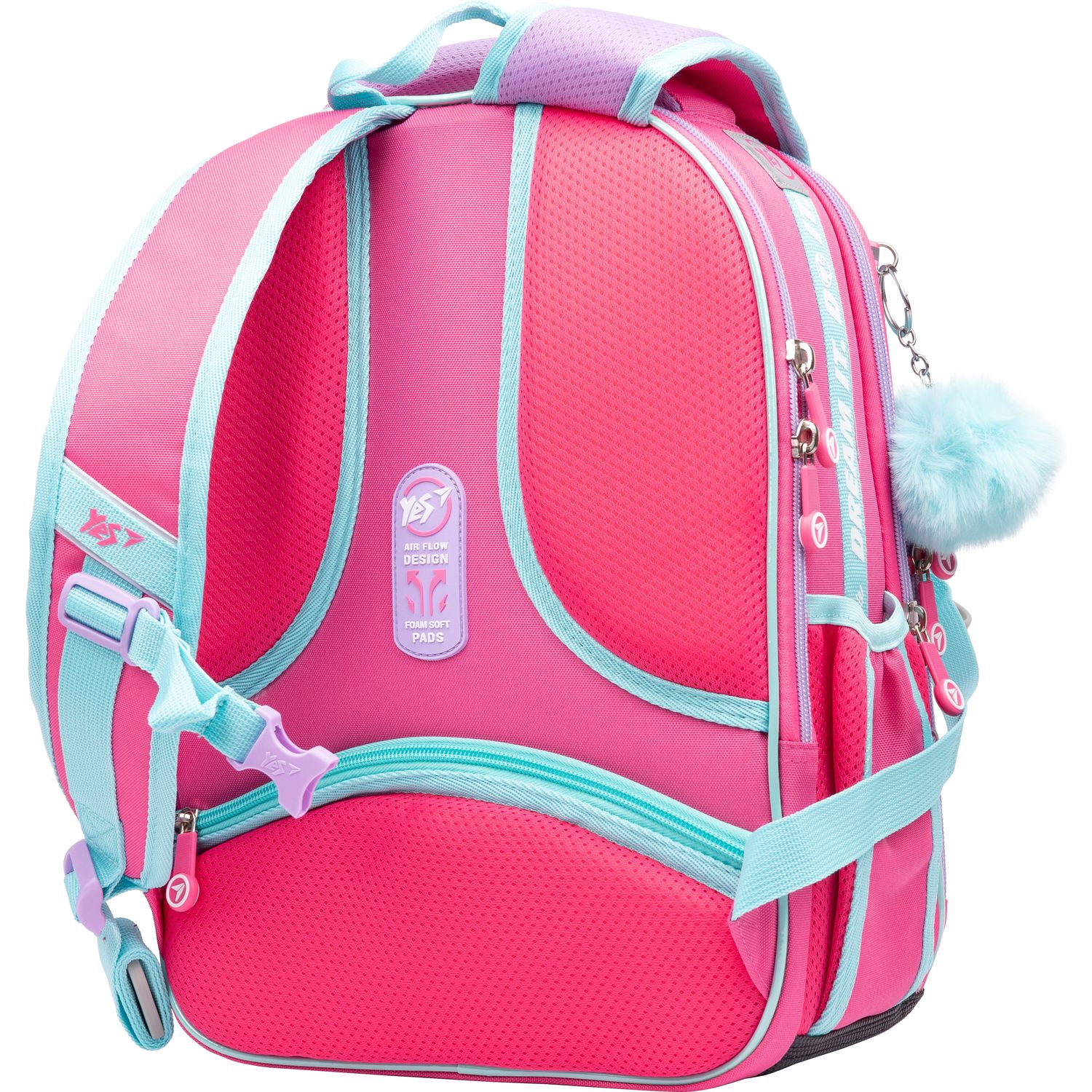 Рюкзак каркасний Yes S-78 Barbie, розовый с серым (552124) - фото 4