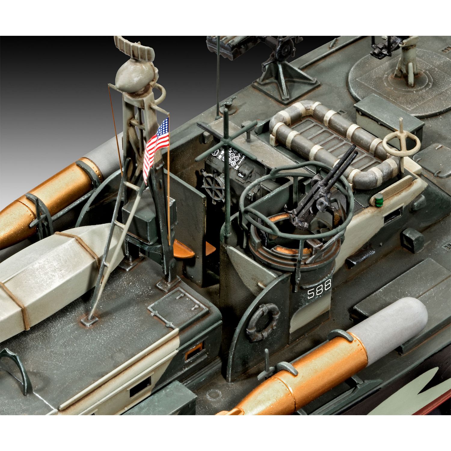 Збірна модель катера Revell Patrol Torpedo Boat PT-579 / PT-588, рівень 4, масштаб 1:72, 176 деталей (RVL-05165) - фото 6