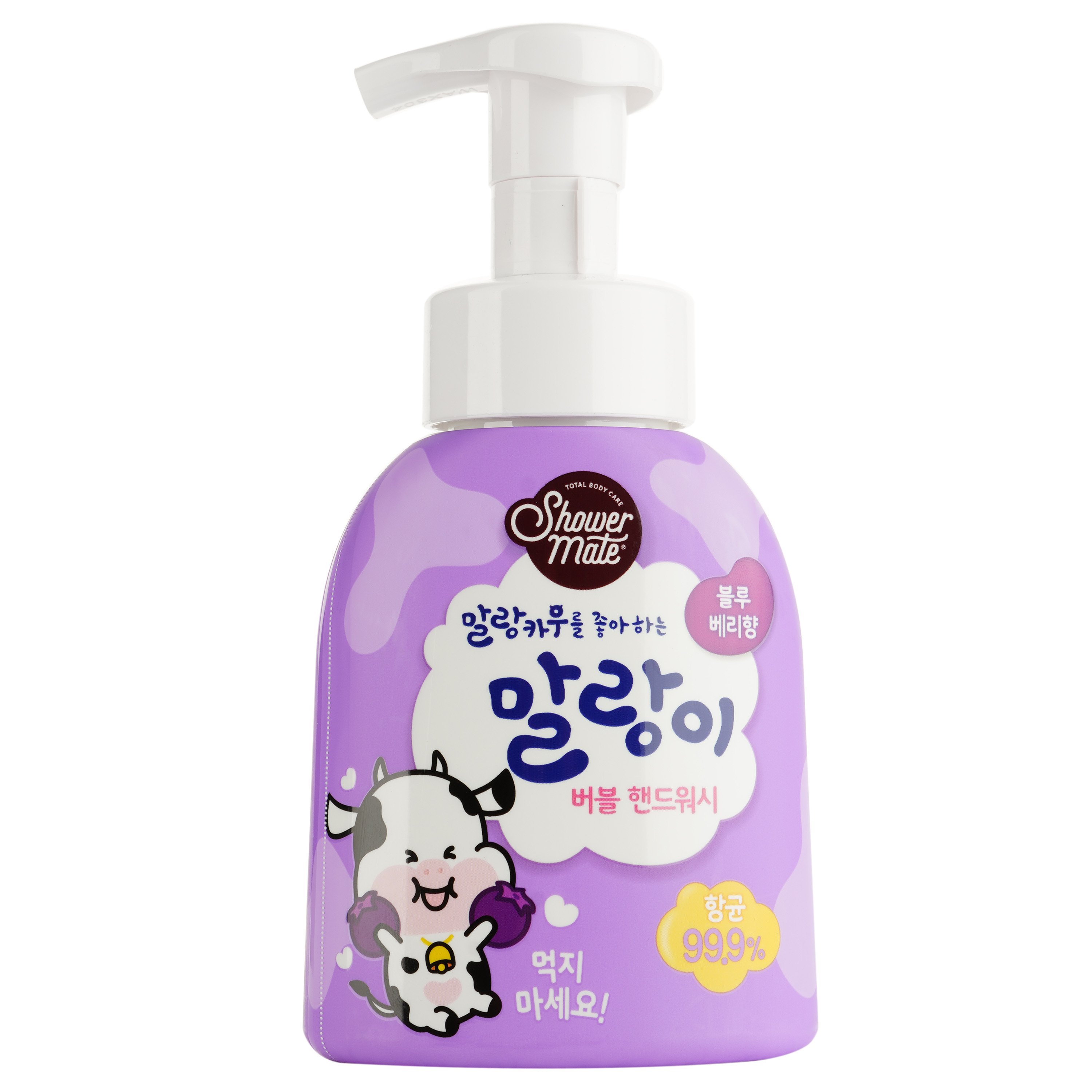 Гель для мытья рук Shower Mate Bubble Hand Wash Blueberry 300 мл - фото 1