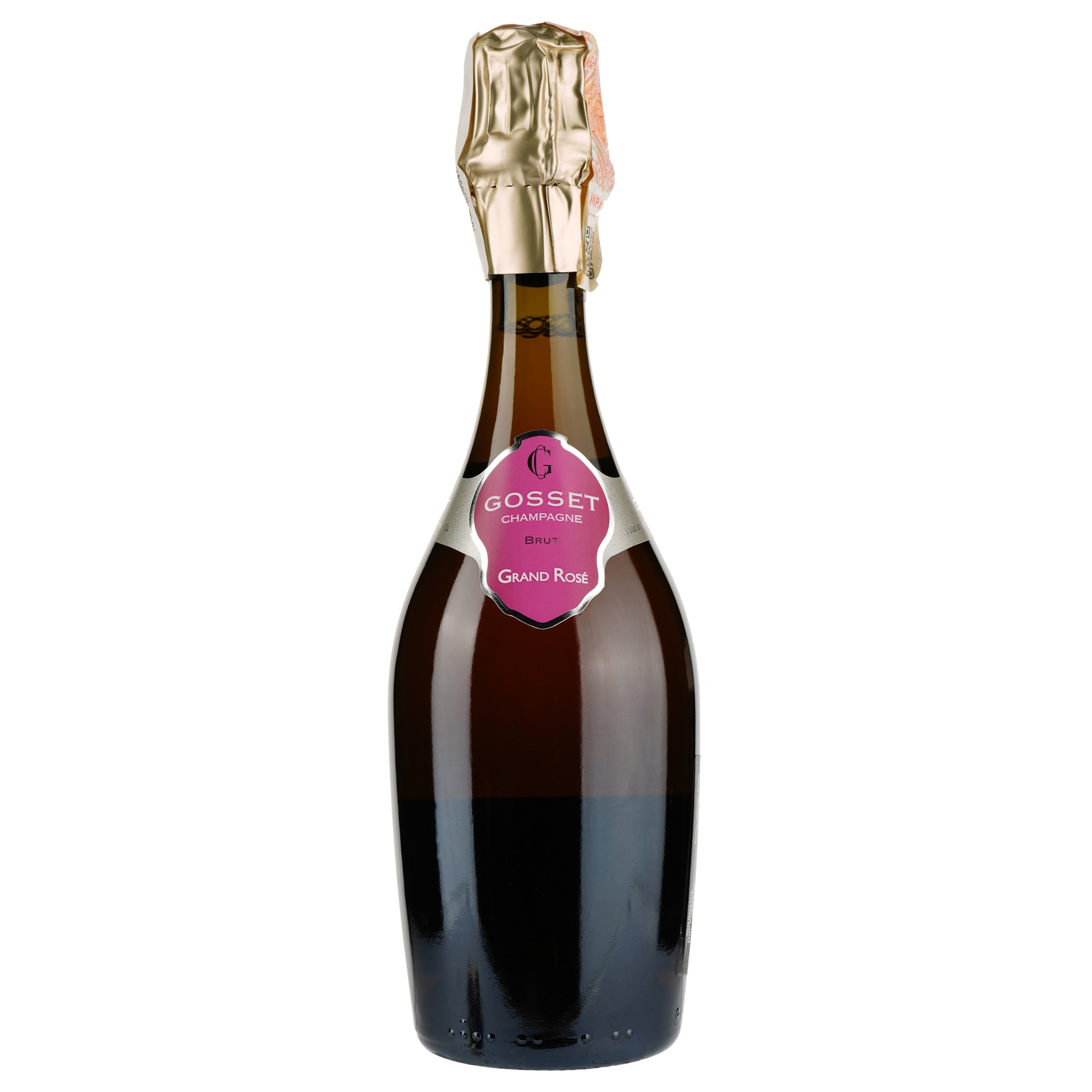 Шампанское Gosset Grand Rose, розовое, брют, AOP, 12%, 0,375 л - фото 1