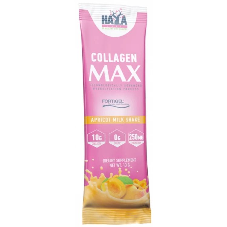 Гідролізат Колагену + Магній Haya Labs Collagen Max Apricot Milk Shake 13 г - фото 1