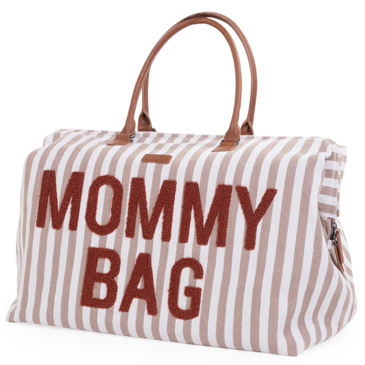 Сумка Childhome Mommy bag stripes nude/terracotta (CWMBBSTNR) - фото 2