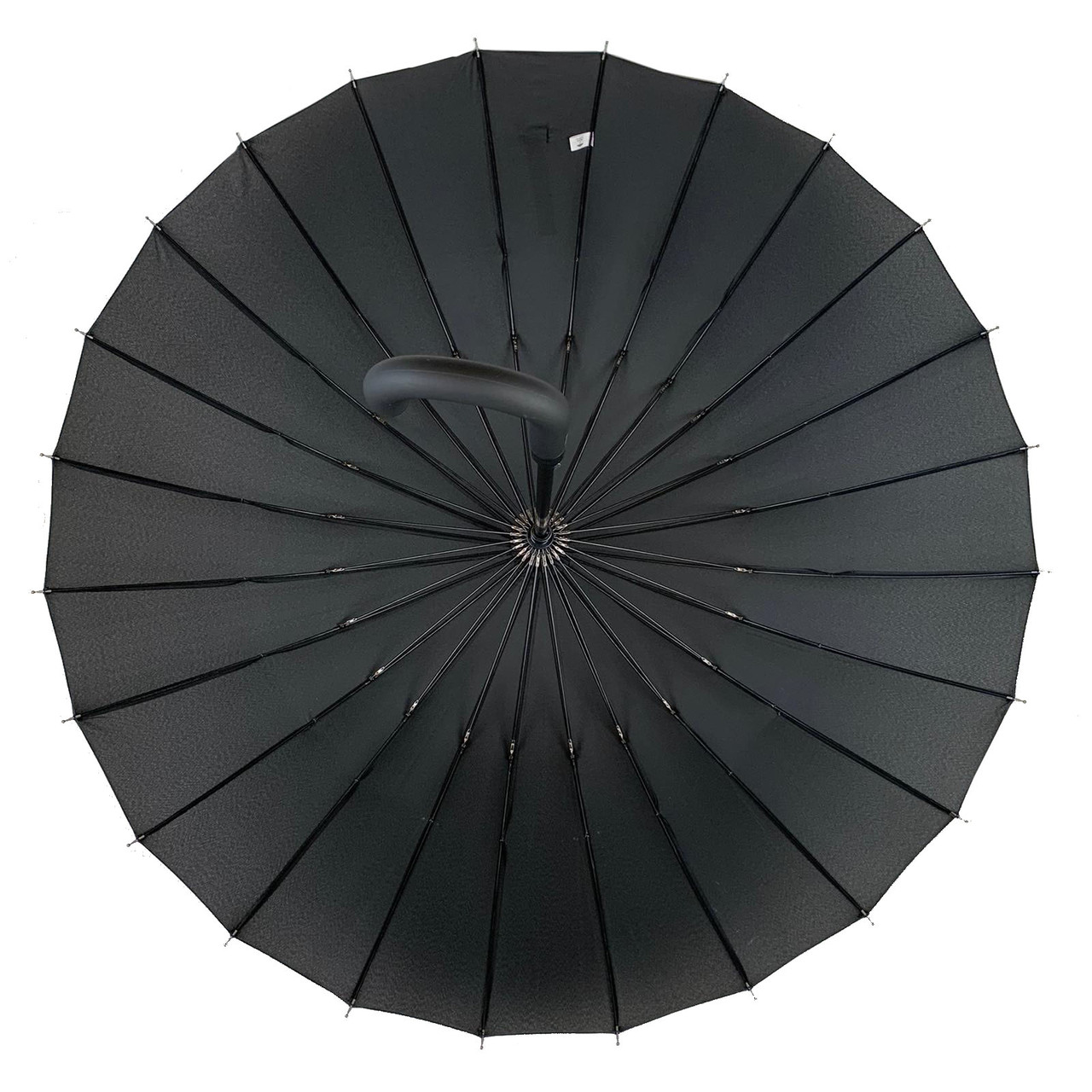 Чоловіча парасолька-палиця механічна Max 99 см чорна - фото 3
