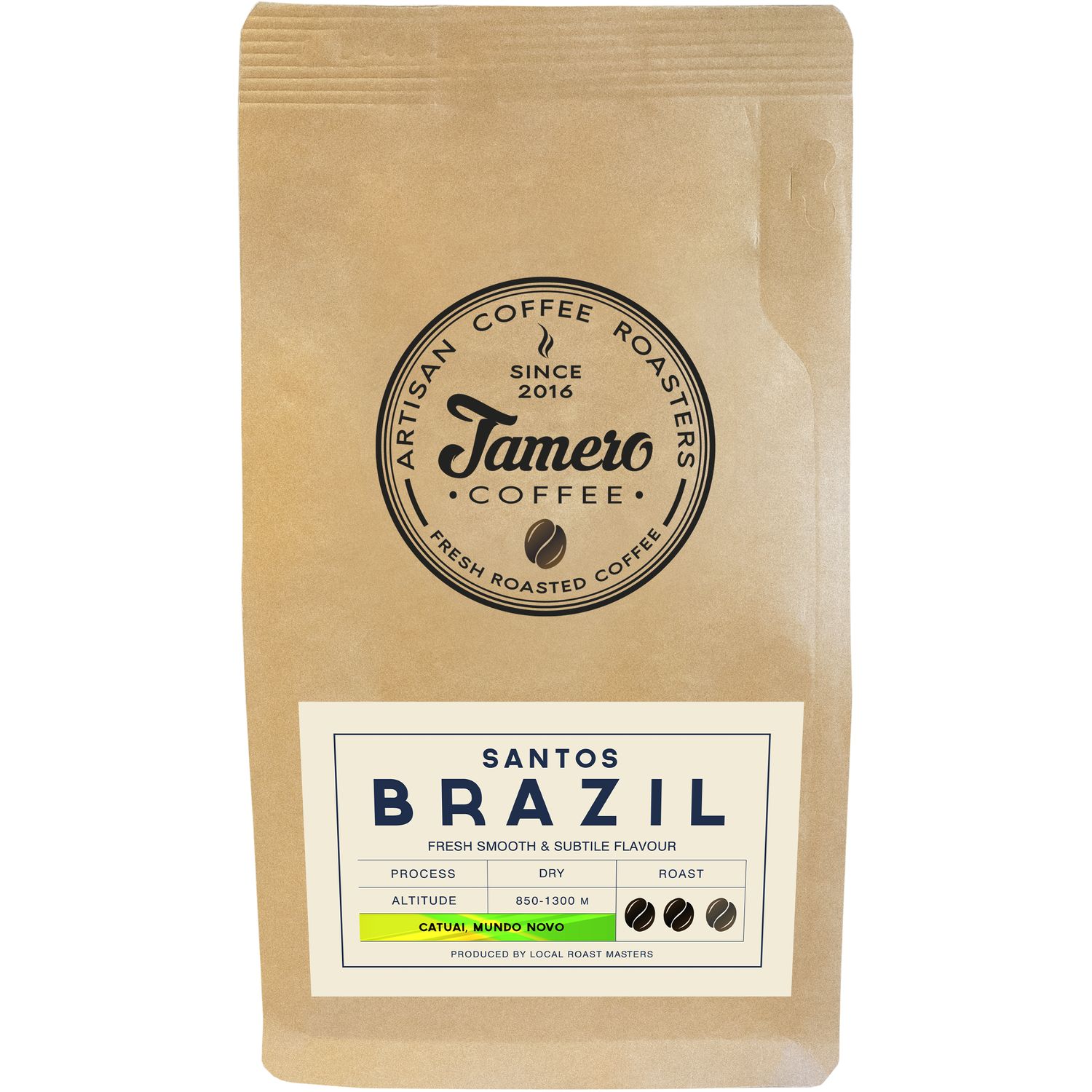 Кава в зернах Jamero Brazil Santos 500 г - фото 1