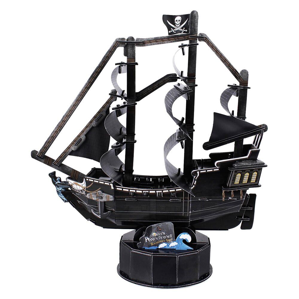 3D Пазл CubicFun Корабль Месть королевы Анны, 100 элементов (T4035h) - фото 4