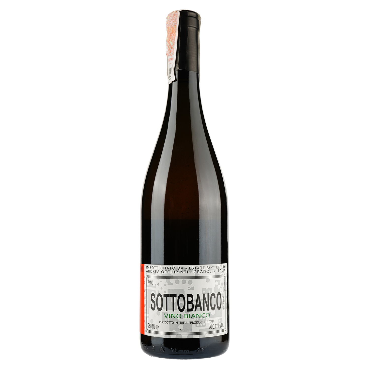 Вино Andrea Occhipinti Sottobanco 2021 IGT, 11%, 0,75 л (889327) - фото 1