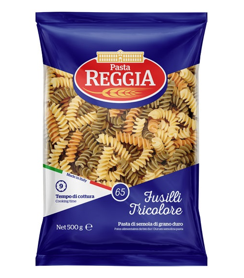 Изделия макаронные Pasta Reggia Фузилли Триколоре, 500 г (794289) - фото 1