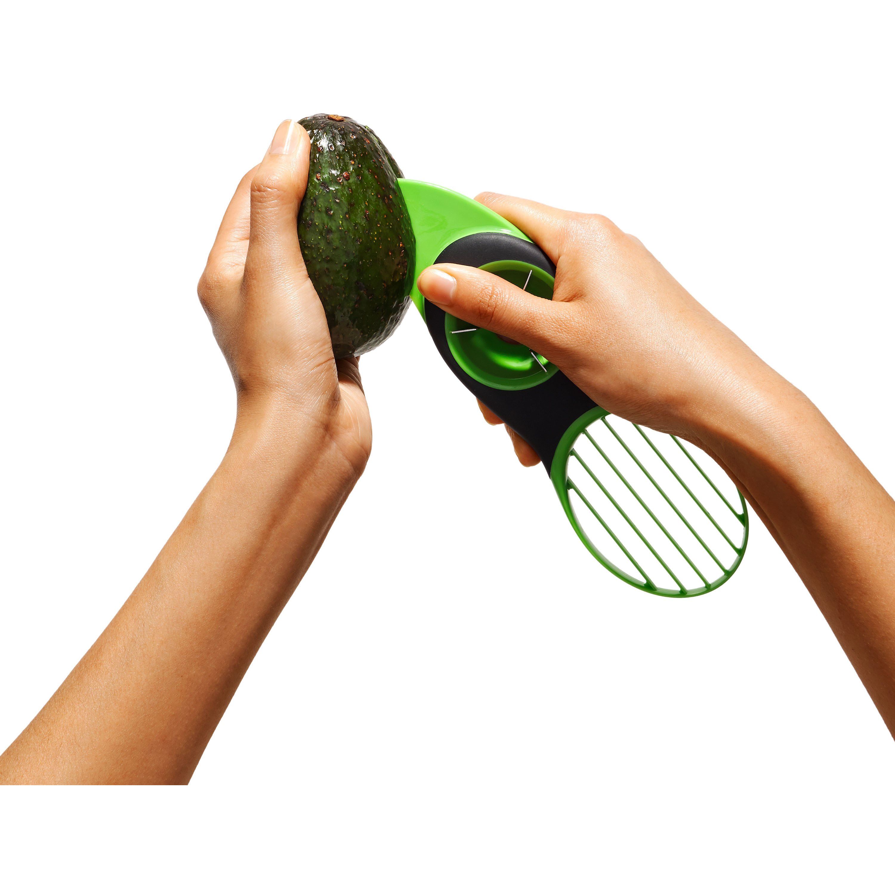 Нож для авокадо 3 в 1 OXO Good Grips 20.5х10.5 см зеленый (1252180) - фото 5